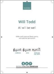 cover All Will Be Well SAB choral sheet music cover